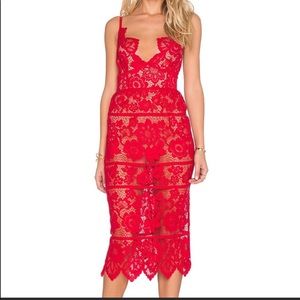 BNWT For Love and Lemons Gianna Dress XS